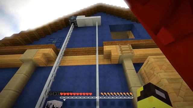Minecraft HELLO NEIGHBOR!- HE CAN SEE US! (Minecraft Roleplay) смотреть онлайн