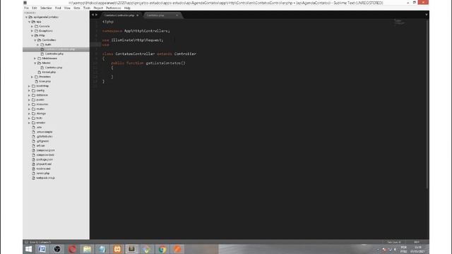 Agenda de Contatos com Ionic 5 e Laravel 5: Controller, Model e JSON - Parte #3 смотреть онлайн