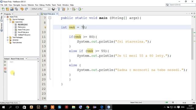 Programovací jazyk Java - 21 - else if statements = Alternativní Testy смотреть онлайн