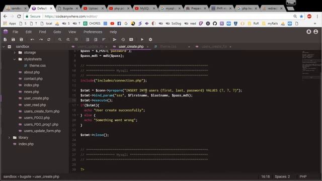 Codeanywhere Tutorials :: Switch from PDO to mysqli смотреть онлайн