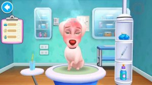 Мультфильм доктор лечит собачку делает укол The animated cartoon a doctor treats a doggy is done by