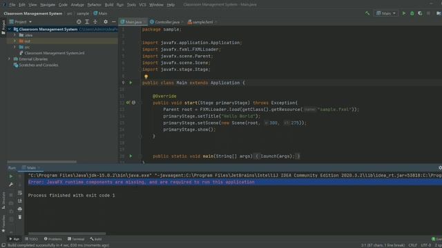 JavaFX Java GUI Tutorial | Creating a Basic Window in Intellij | смотреть онлайн