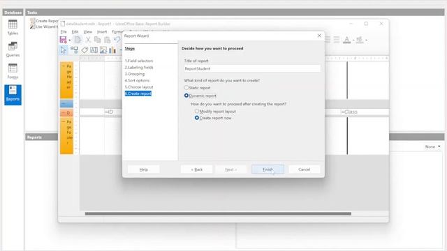 How to use LibreOffice Base Part 4 - Creating a Report смотреть онлайн
