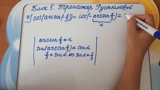 Обратные тригонометрические функций. смотреть онлайн