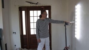 СВЕТОДИОДНЫЙ ПРОЖЕКТОР ДЛЯ  МАЛЯРА СВОИМИ РУКАМИ. ЛАМПА МАЛЯРА.  Покраска стен и потолков