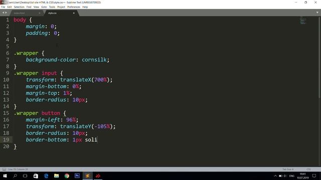 HTML and CSS Full site 2019 | #1 Head menu смотреть онлайн