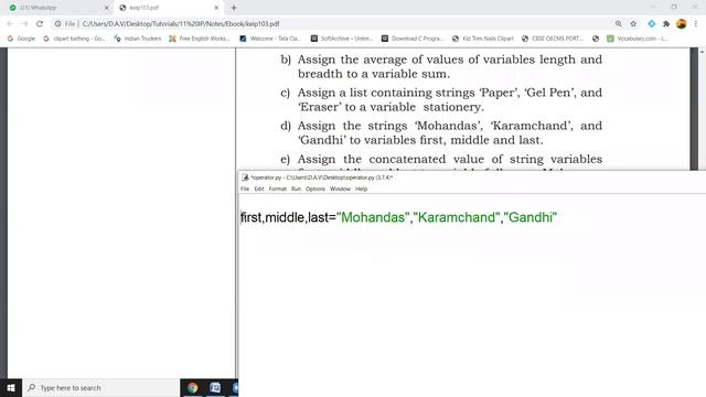 Class 11 IP | # 7 | Ch 3 | Brief Overview of Python | Back Exercise Part-1 | CBSE Board смотреть онлайн