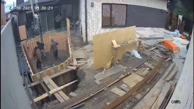 Строительство бассейн в КП Жемчужном, Ростов-на-Дону. От проекта до готовой бетонной чаши. смотреть онлайн