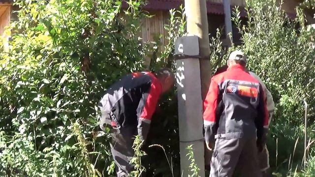 Установка столбов под электричество смотреть онлайн