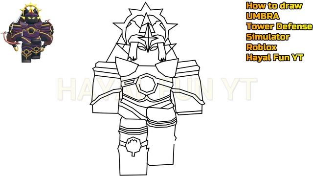 How to draw UMBRA? - TDS - Roblox Tower DEFENSE Simulator смотреть онлайн