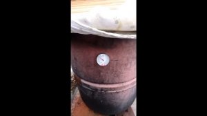 Копчение курицы в бочке