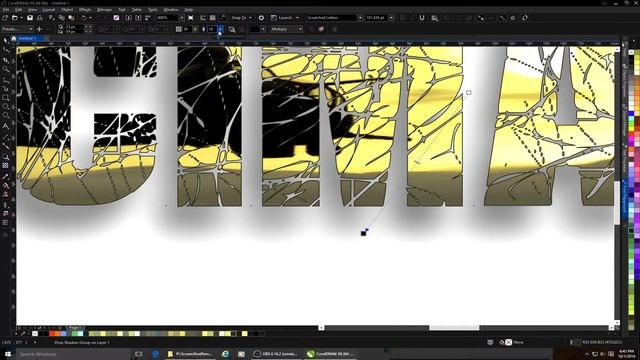 CorelDRAW X8 PowerClip Image to Text/ PHOTO PAINT Background Image Tutorial смотреть онлайн