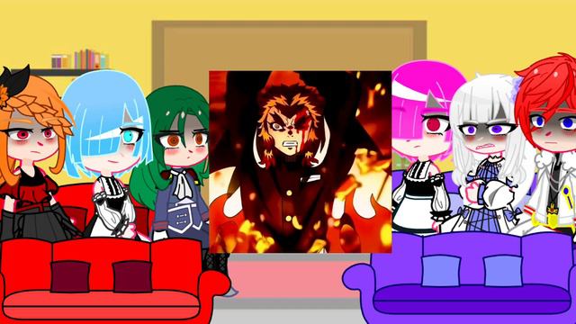 |Rezero Reacts To Subaru As Rengoku From Demon Slayer| |1/?|