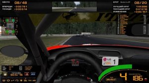 GTR-2: FIA GT Racing Game. Пробую 120% сложность В Монце. #GTR2