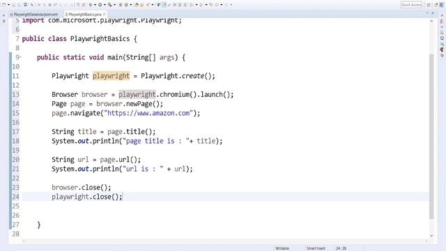 #4 - Playwright Setup & First Script - Launch Chromium, Firefox & webkit смотреть онлайн