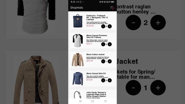 Shopping cart mobile design - React-native смотреть онлайн