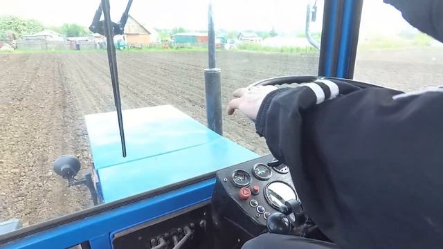 Боронование участка . 2. 06. 2019. смотреть онлайн