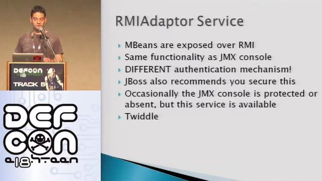 DEF CON 18 - Tyler Krpata - Like a Boss: Attacking JBoss смотреть онлайн