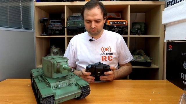 HengLong KV-2 КВ-2 V7.0 - распаковка и обзор смотреть онлайн