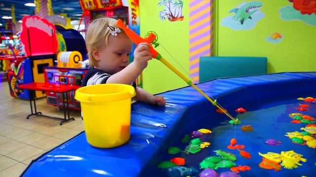 Игра ловля рыбок. Для детей. Entertainment Center. Game Catching fish смотреть онлайн