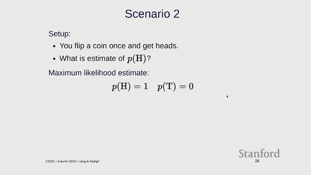 Bayesian Networks 3 - Maximum Likelihood | Stanford CS221: AI (Autumn 2019) смотреть онлайн
