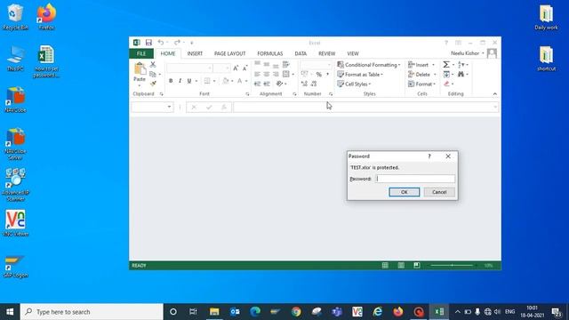 How to set and remove password in Microsoft Excel 2010 ,2013,2016 смотреть онлайн