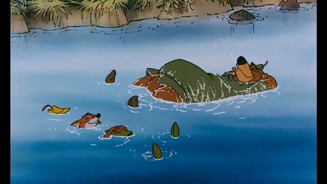 Robin Hood (1973) Robin Hood & Little John Walking Through The Forest смотреть онлайн