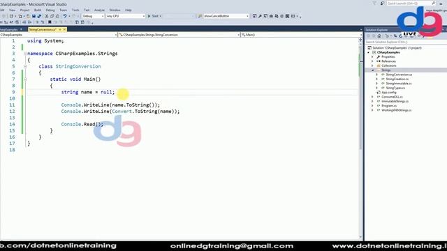 Convert.ToString() vs .ToString() | dgTraining смотреть онлайн