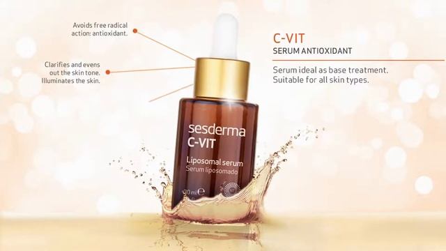 C Vit Serum Ideal As Base Treatment Suitable For All Skin Types | Sesderma India