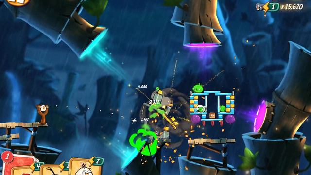 Angry birds level 47 | iPad Pro 120fps gameplay смотреть онлайн