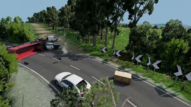 High Speed Crashes #1 - BeamNG.Drive [Realistic Crashes] смотреть онлайн