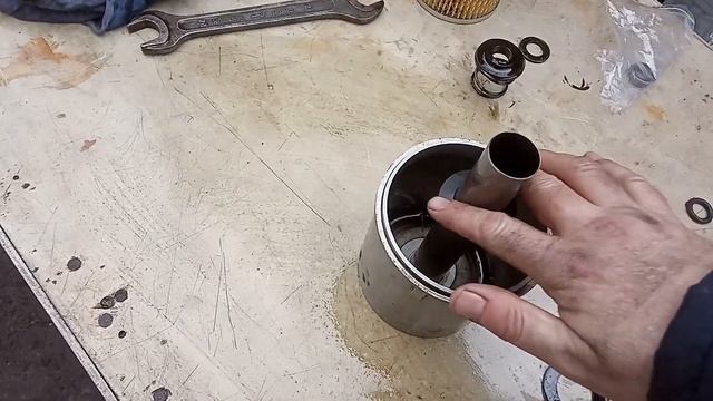 Как собрать масляный фильтр ГАЗ 53 и бензинового ПАЗИКА.