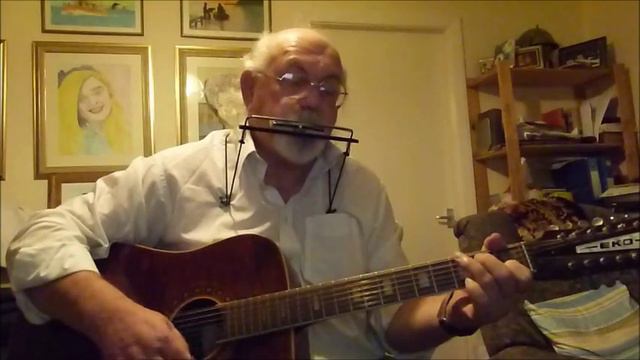 12-string Guitar and Harmonica: All The Burning Bridges (Including lyrics and chords) смотреть онлайн