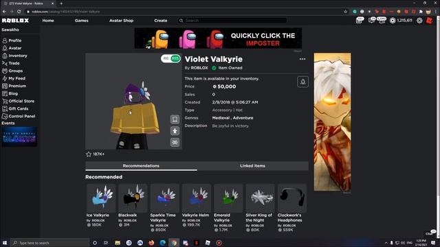 BUYING A ROBLOX PURPLE VALK... [50,000 ROBUX] смотреть онлайн