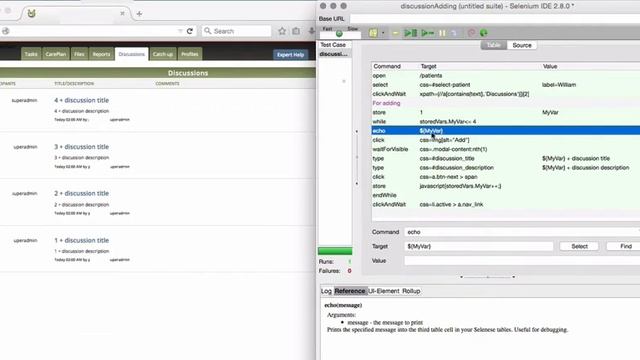 Loops in selenium IDE смотреть онлайн