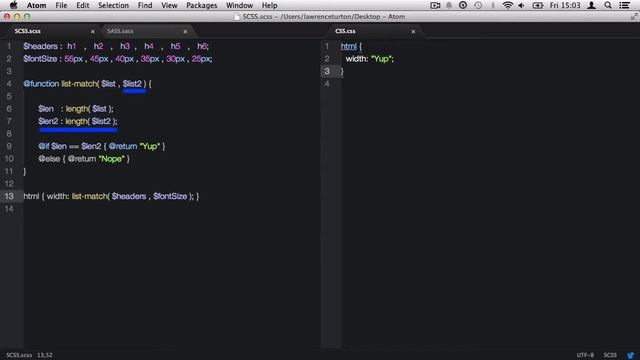 Functions in SASS смотреть онлайн