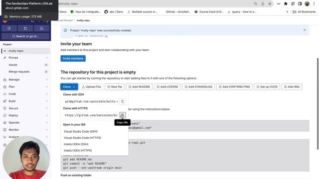 Git Tutorial : Push Multiple Repository #git #gittutorial смотреть онлайн