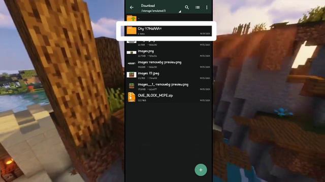 One Block map in Minecraft pe [1.19/1.20] 💯 Working | Minecraft one block survival смотреть онлайн