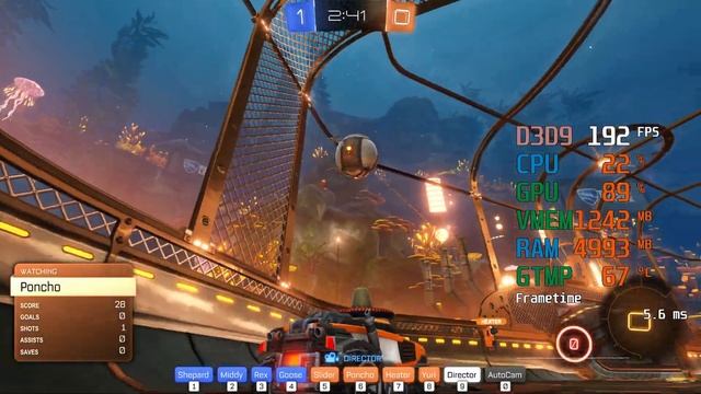 GeForce GTX 1660 ti -- AMD Ryzen 5 2600 -- Rocket League FPS Test смотреть онлайн