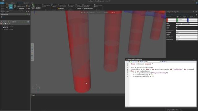 Physics - 9 - Linear and Angular Damping | Visual Components 4.1 смотреть онлайн