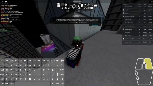 How to get past Stringing on roblox parkour! | roblox parkour series S:1 E: 4 смотреть онлайн