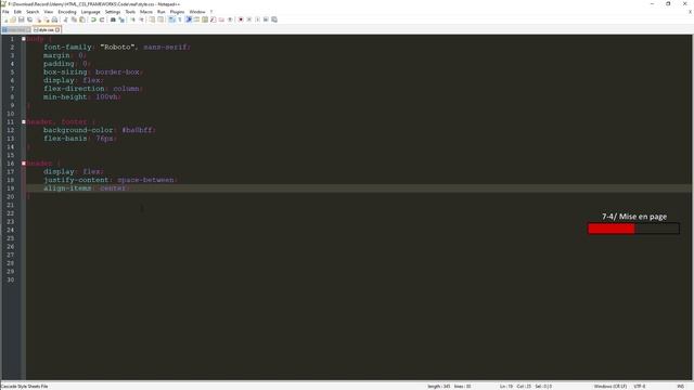 [#33] Création d'une petite mise en page avec Flexbox | HTML5/CSS3 pour les débutants смотреть онлайн