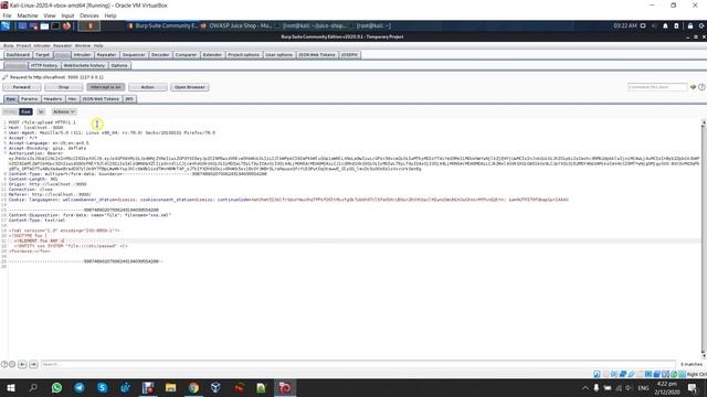Juice Shop 3.20 - XXE Data Access смотреть онлайн