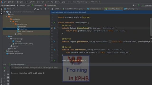 MetaProgramming Customizing the MOP in Groovy Scripting groovy training telugu 44 смотреть онлайн
