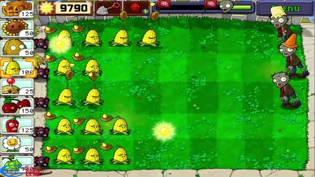 Plants vs Zombies - Kernel pult VS Zombie & Bonus Games Gameplay (iOS Android) смотреть онлайн