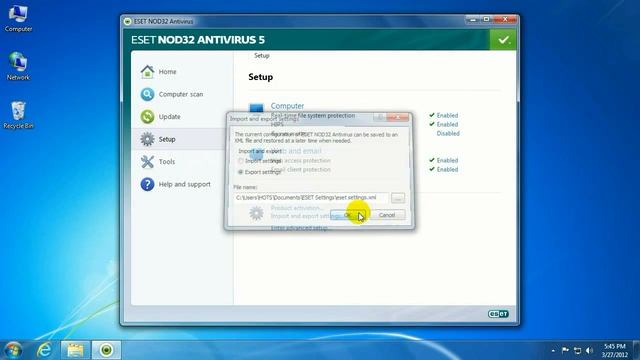 Tech Support: How to import/export ESET NOD32 settings смотреть онлайн