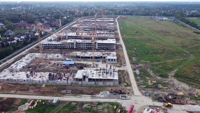 ЖК Равновесие. Ход строительства - сентябрь 2021 года. смотреть онлайн