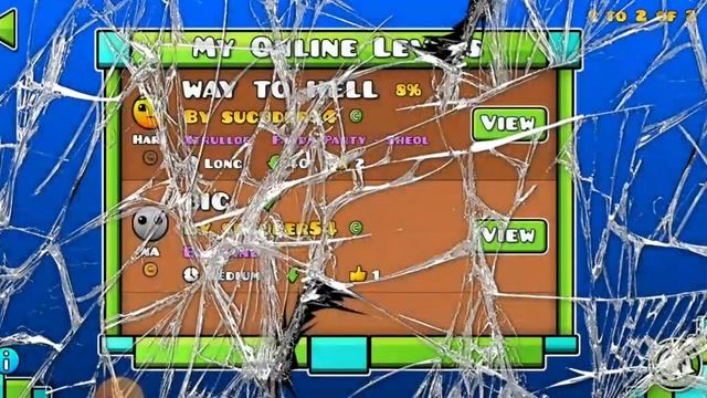 разбился экран телефона (играю в геометрию дэш) смотреть онлайн