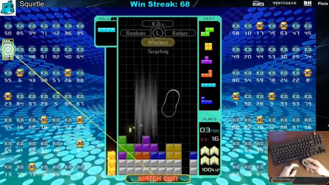 Tetris 99 Battle Royale - 70+ Win Streak - 1095+ Wins Total смотреть онлайн