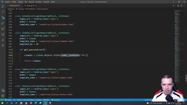 #36 Python e Django - ListView com formulário de busca/consulta (filtros) e integração com paginaçã смотреть онлайн